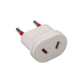 Adaptador 2 polos s/t. salida estándar s/t. blanco - C84542