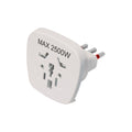 Adaptador 3 en línea a multiformato blanco - C84551