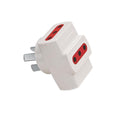 Adaptador estándar c/3 salidas 3 en línea blanco - C84536
