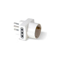 Adaptador ficha 2P+T y 1 schuko + 2 tres en línea - M31147