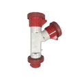 Adaptador múltiple ind, ficha: 3P+T, salidas: 2 3P+T, 16A-400V, IP67 - GG4006