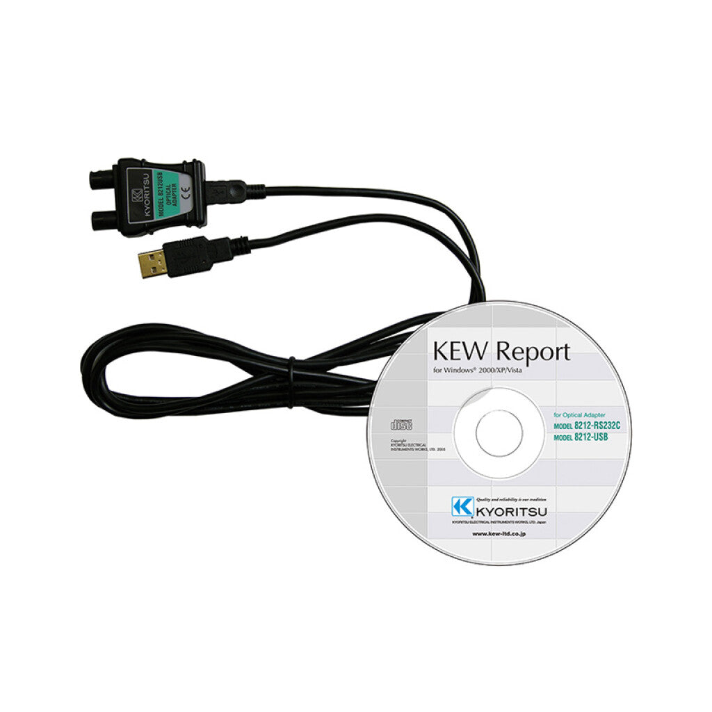 Adaptador óptico USB 1.1+Kew report software - KU1802