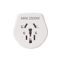 Adaptador schuko a multiformato blanco - C84550