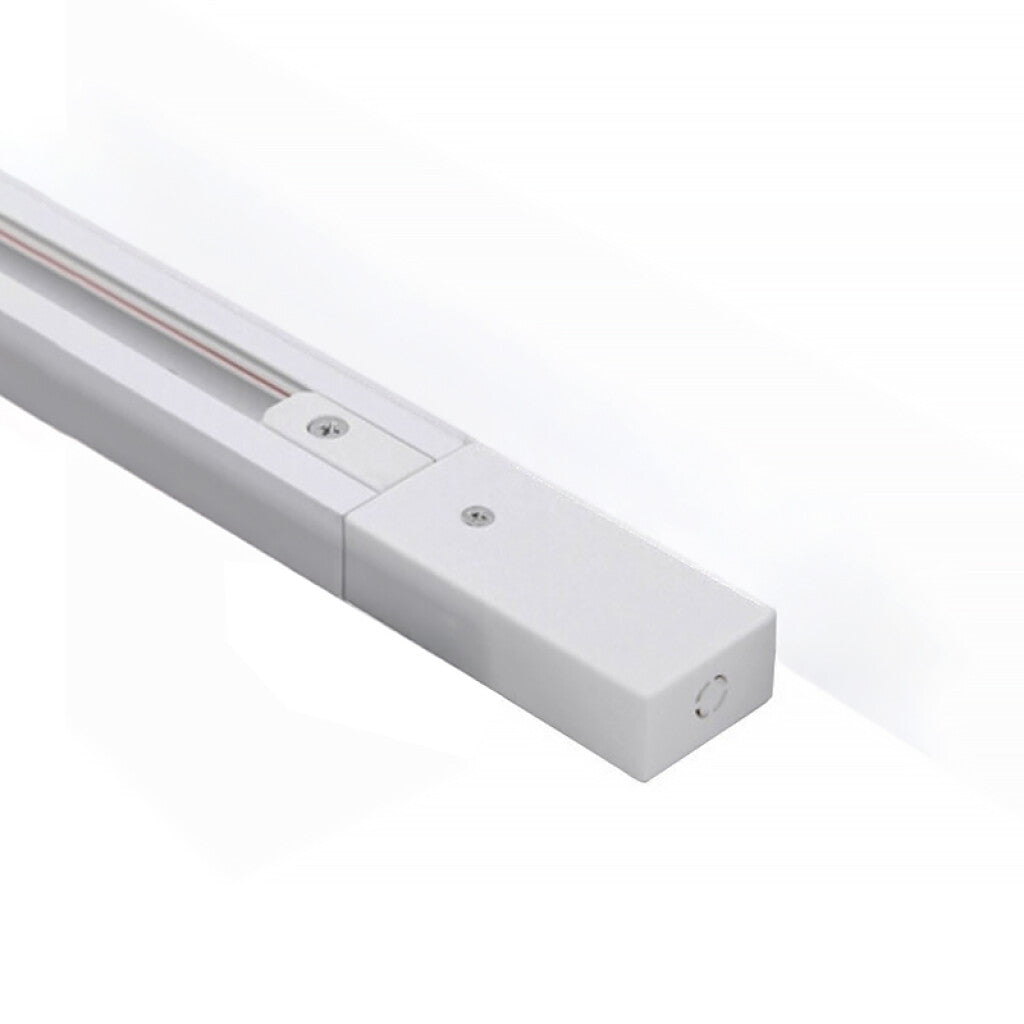 Alimentador para riel 2 vías blanco - ZU0486