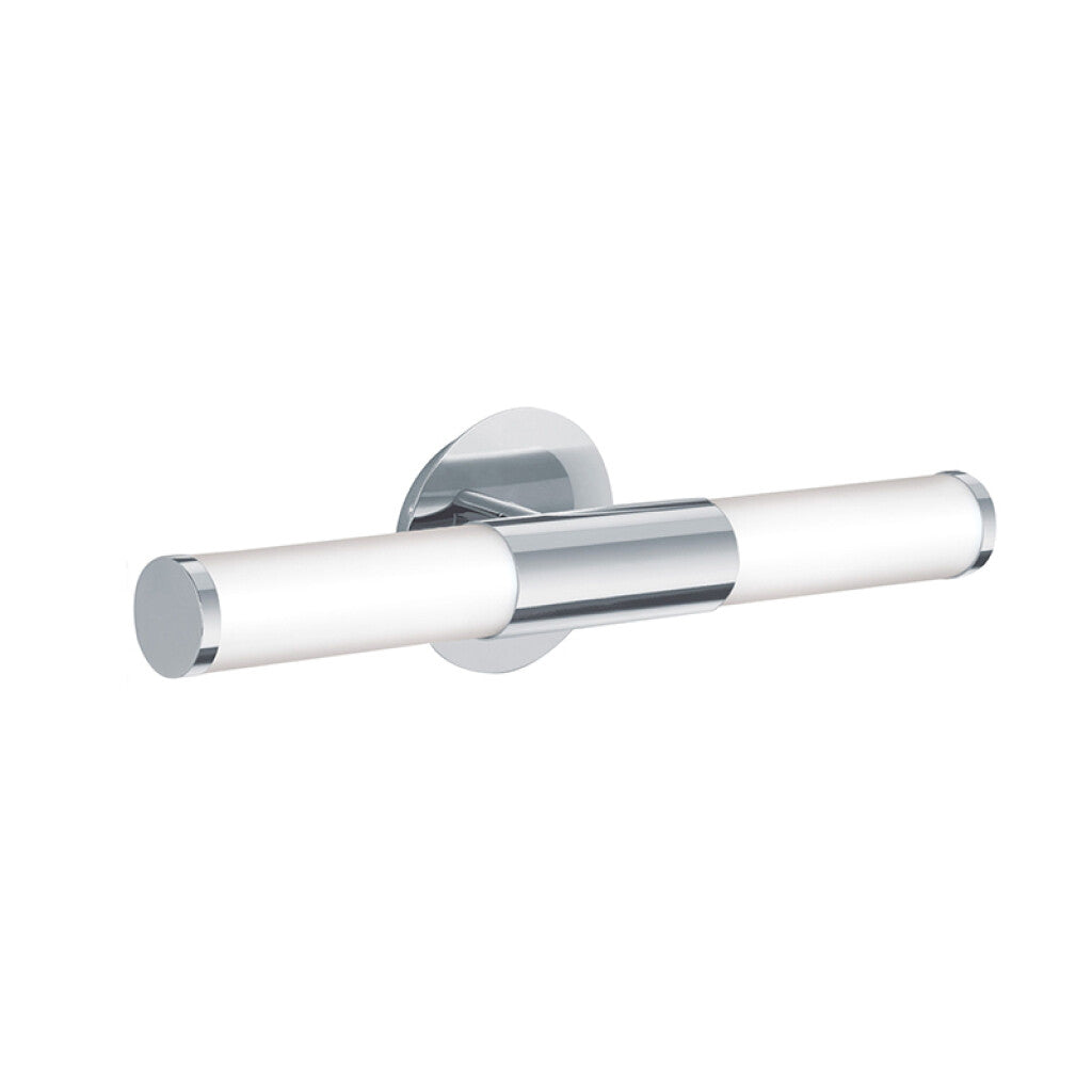 Aplique acero cromo/vidrio2XE14 IP44 460mm PALMERA - EG3442