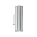 Aplique bidireccional acero 2XGU10 3W IP44 RIGA - EG0452