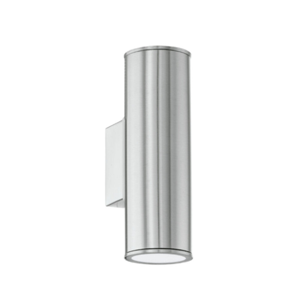 Aplique bidireccional acero 2XGU10 3W IP44 RIGA - EG0452