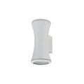 Aplique bidireccional aluminio blanco IP54 2XGU10 - IX9816