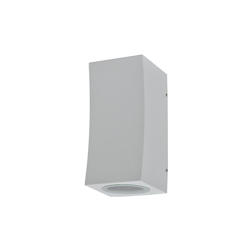 Aplique bidireccional aluminio blanco IP54 2XGU10 - IX9822