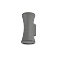 Aplique bidireccional aluminio gris IP54 2XGU10 - IX9814
