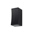 Aplique bidireccional aluminio negro IP54 2XGU10 - IX9818
