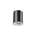 Aplique cilíndrico techo negro 1xGU10 - IX9212