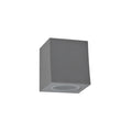 Aplique de pared exterior aluminio gris IP45 GU10 - IX9826
