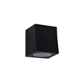 Aplique de pared exterior aluminio negro IP45 GU10 - IX9824
