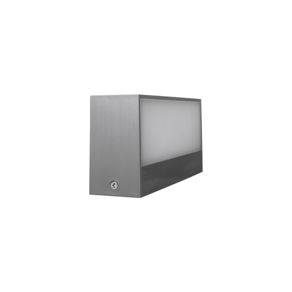 Aplique de pared LED 9W IP65 gris 3000K - AO0035