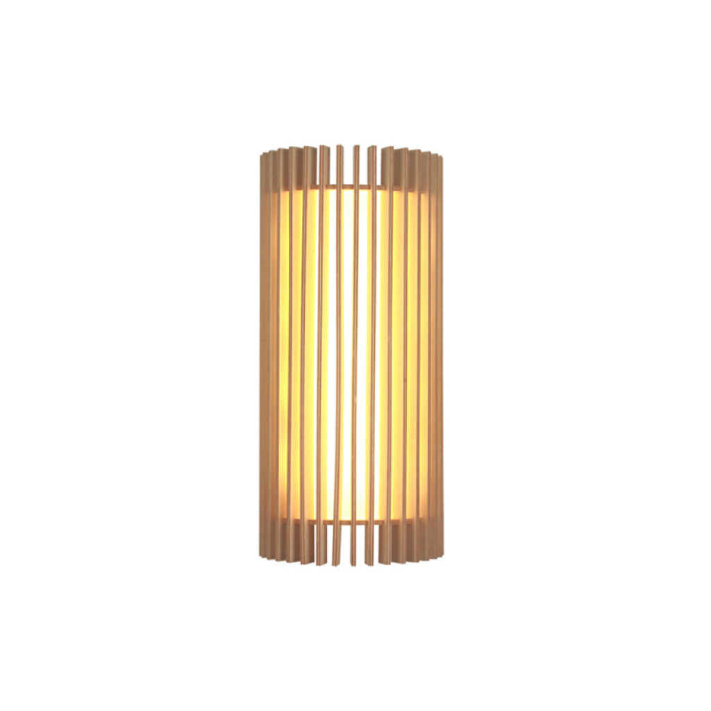 Aplique de pared LED en madera 8w cálido - IX9267