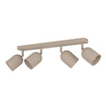 Aplique de pared orientable acero beige 4xE14 - EG6174