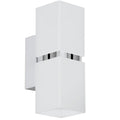 Aplique indirecto blanco/cromo 2XGU10 3,3W PASSA - EG0314