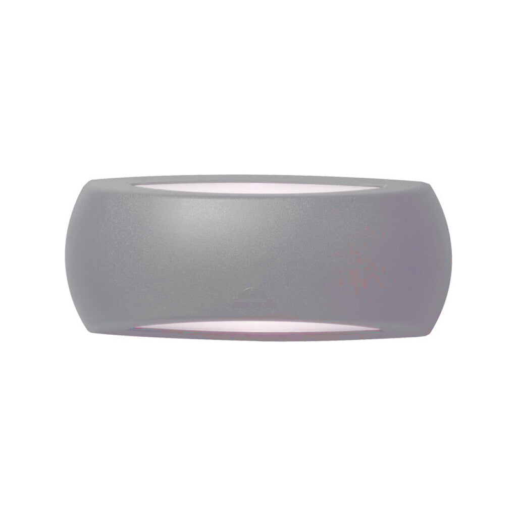 Aplique LED bidireccional gris IP66 E27 inc FRANCY - FL0386X