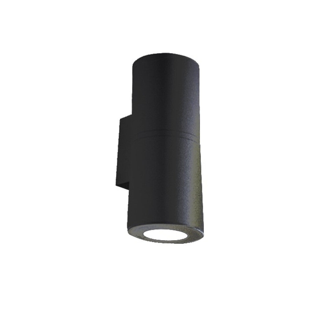 Aplique LED bidireccional negro IP55 2xGU10 FRANCA - FL0911