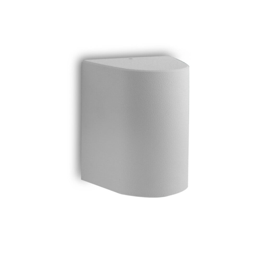 Aplique LED cilínd. gris IP55 GX53 inc. MARTA1601L - FL0391