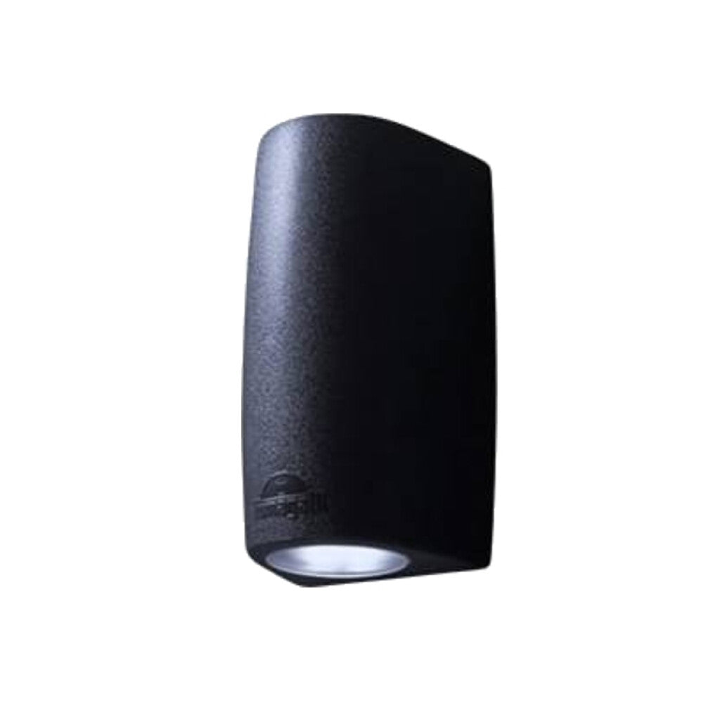 Aplique LED cilínd. negro IP55 2xGU10 inc. MARTA90 - FL0396