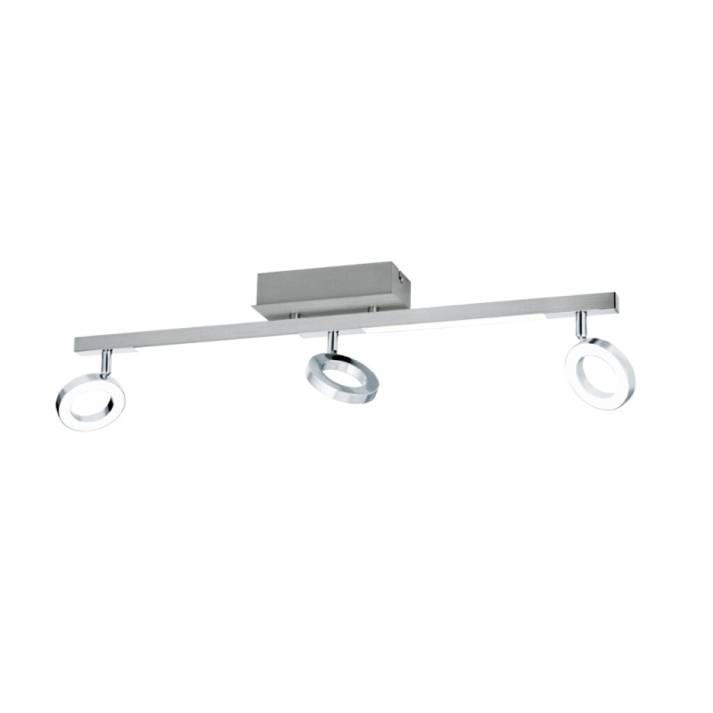Aplique LED cromo 3X6,6W+3X9,6W 3000K CARDILLIO1 - EG2172
