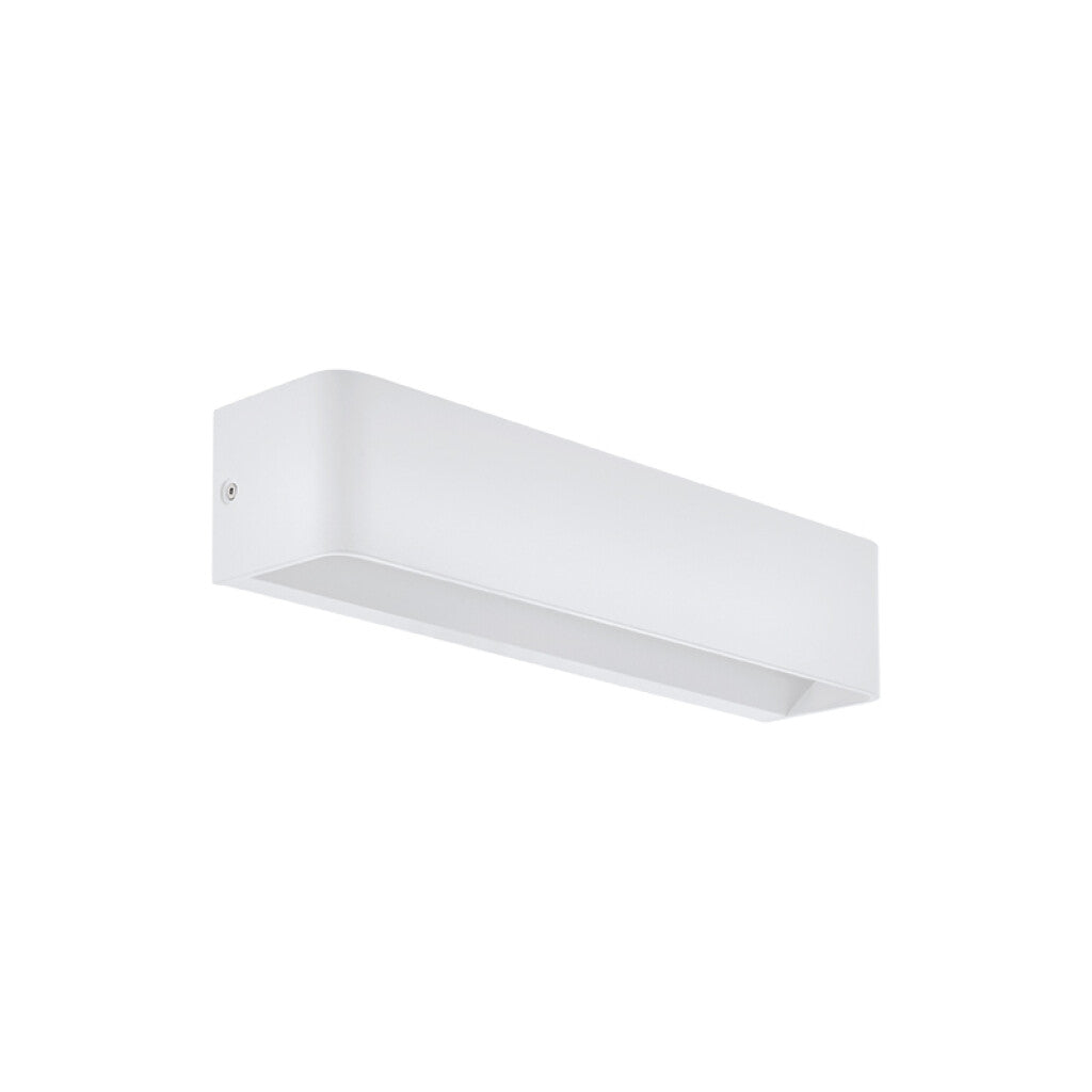 Aplique LED de pared niquel rectang. 12W SANIA 4 - EG1177