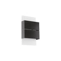 Aplique LED p/pared aluminio/negro 2,5W IP44 KIBEA - EG0432