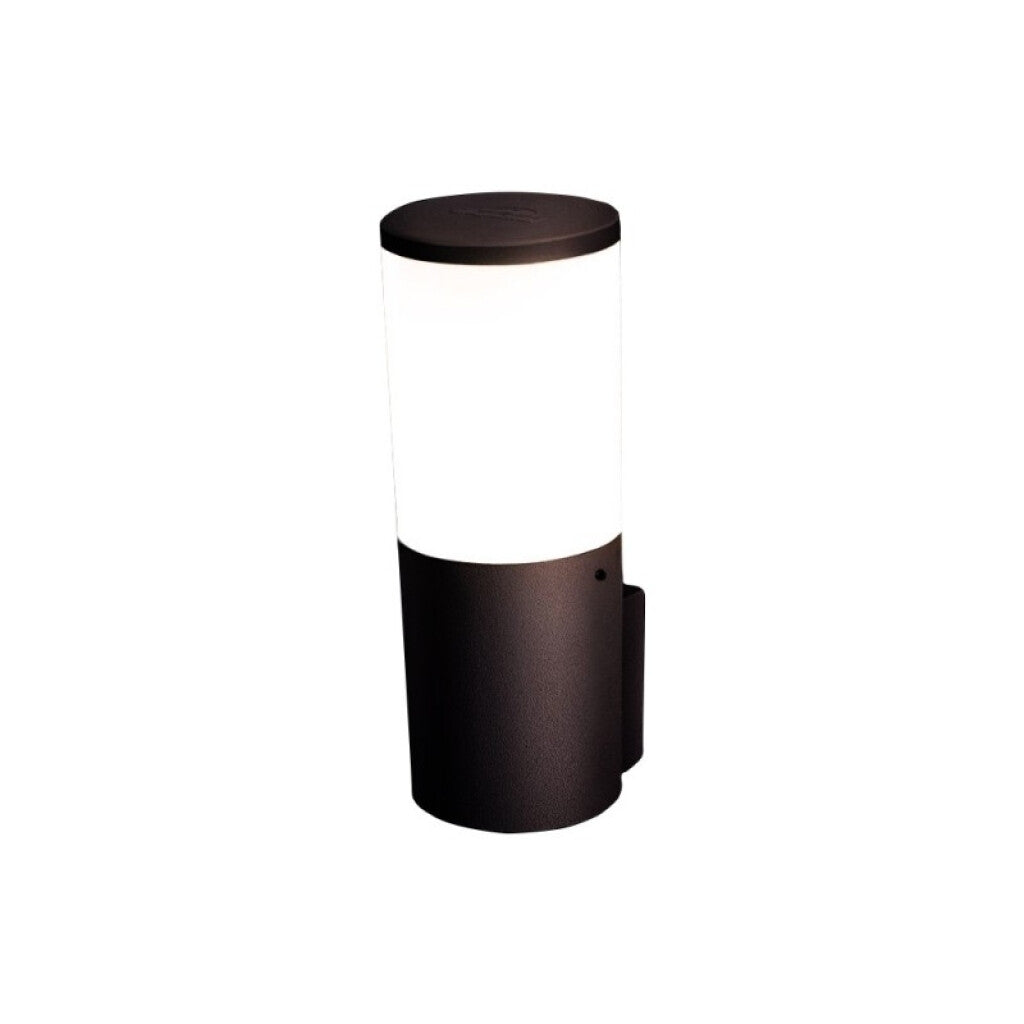 Aplique LED pared cilíndrico negro IP55 E27 AMELIA - FL0642