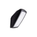 Aplique LED pared negro IP66 E27 no incl. GERMANA - FL0756