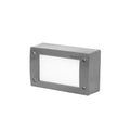 Aplique LED rect. gris IP66 GX53 inc EXTRALETI200 - FL0380