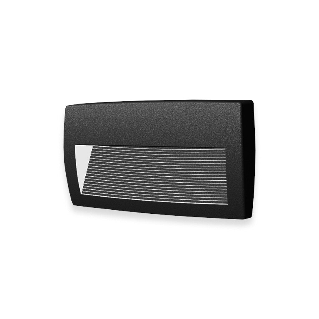 Aplique LED rect. negro IP55 R7S inc. LORENZA270 - FL0933