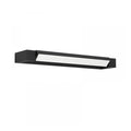 Aplique LED rectang. negro 9W neutra 1000Lm IP44 - EG0351
