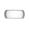 Aplique LED rectangular gris IP66 E27 FRANCY 2A1 - FL0388