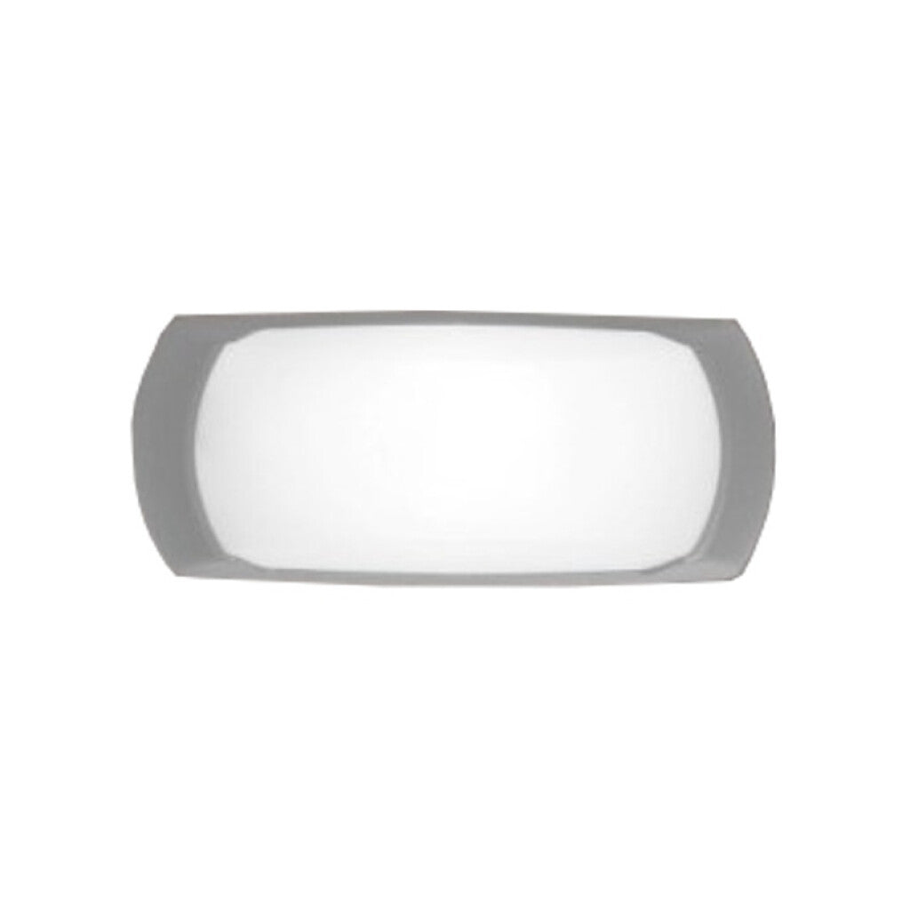 Aplique LED rectangular gris IP66 E27 FRANCY 2A1 - FL0388