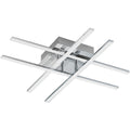 Aplique led techo c/listones cromados 24W LASANA 1 - EG0856