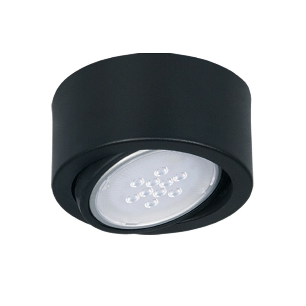 Aplique móvil cilíndrico línea VEDIA, negro - JU0108