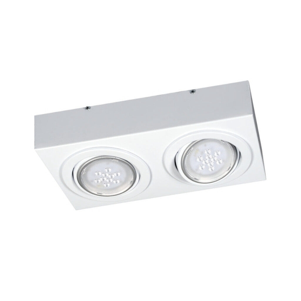 Aplique móvil de 2 luces línea LAGUNA, blanco - JU0112
