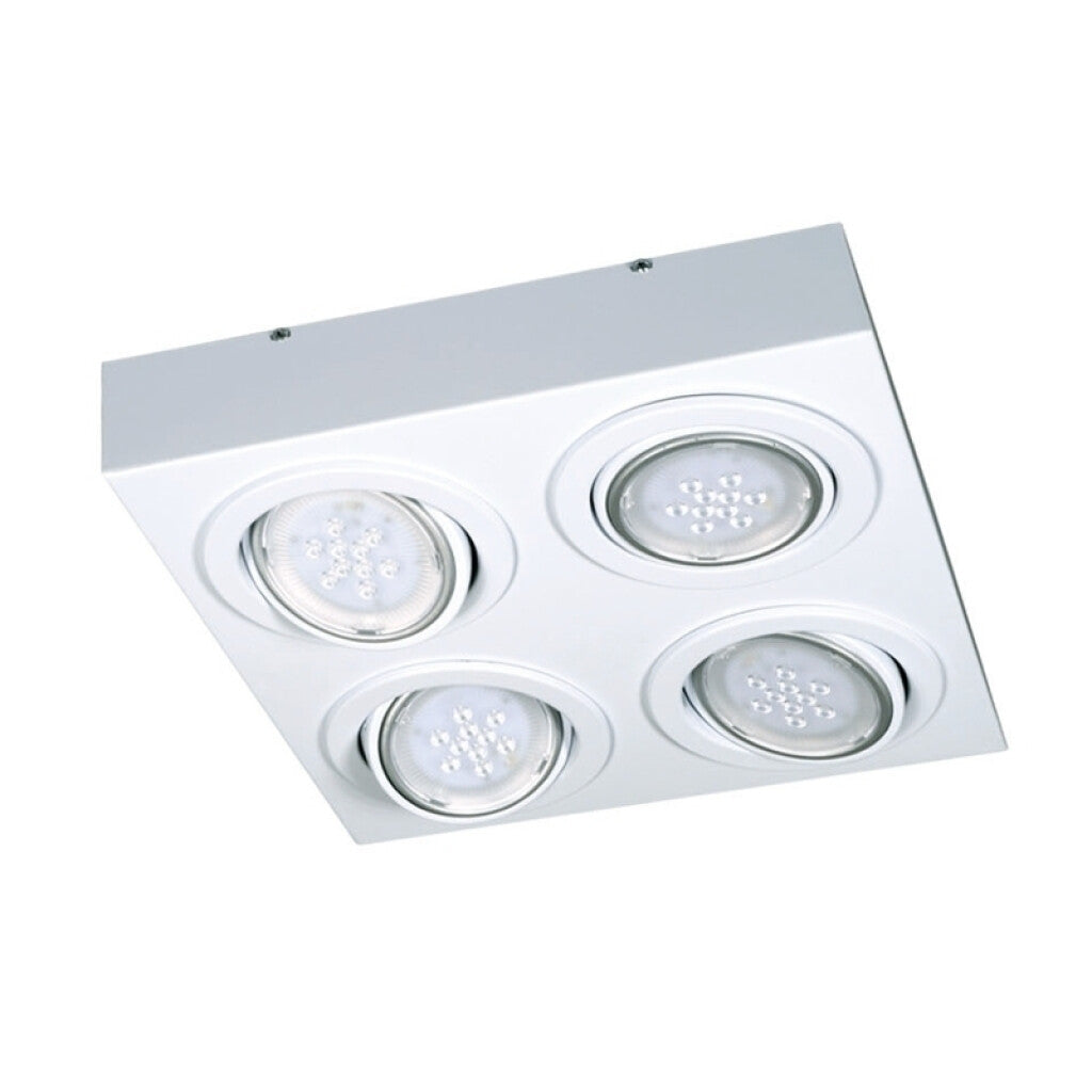 Aplique móvil de 4 luces línea LAGUNA, blanco - JU0120