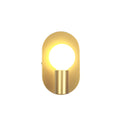 Aplique pared acero dorado globo vidrio opal E27 - IX9288