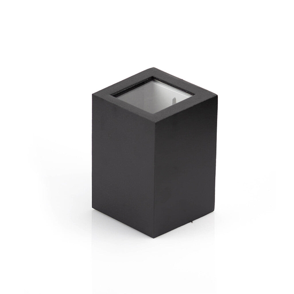 Aplique pared bidireccional negro, interior, 1xG9 - BM4010