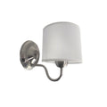 Aplique pared blanco tipo portátil 1XE27 - JU0226