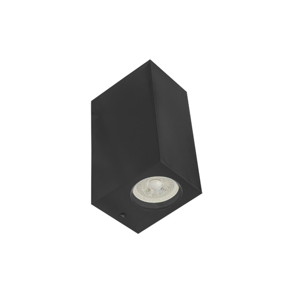 Aplique pared ext. bidireccional gris IP54 2xGU10 - AO1105