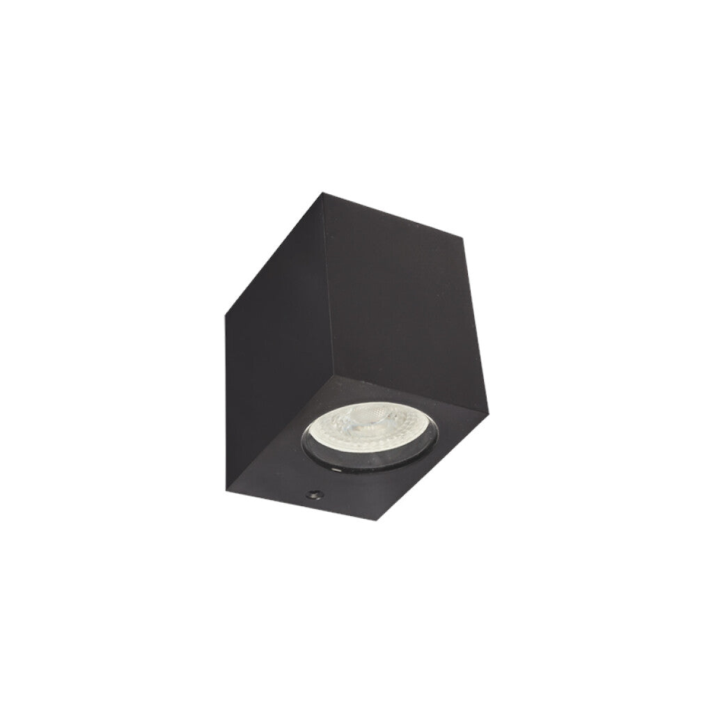 Aplique pared exterior, gris oscuro, IP54 1xGU10 - AO1100