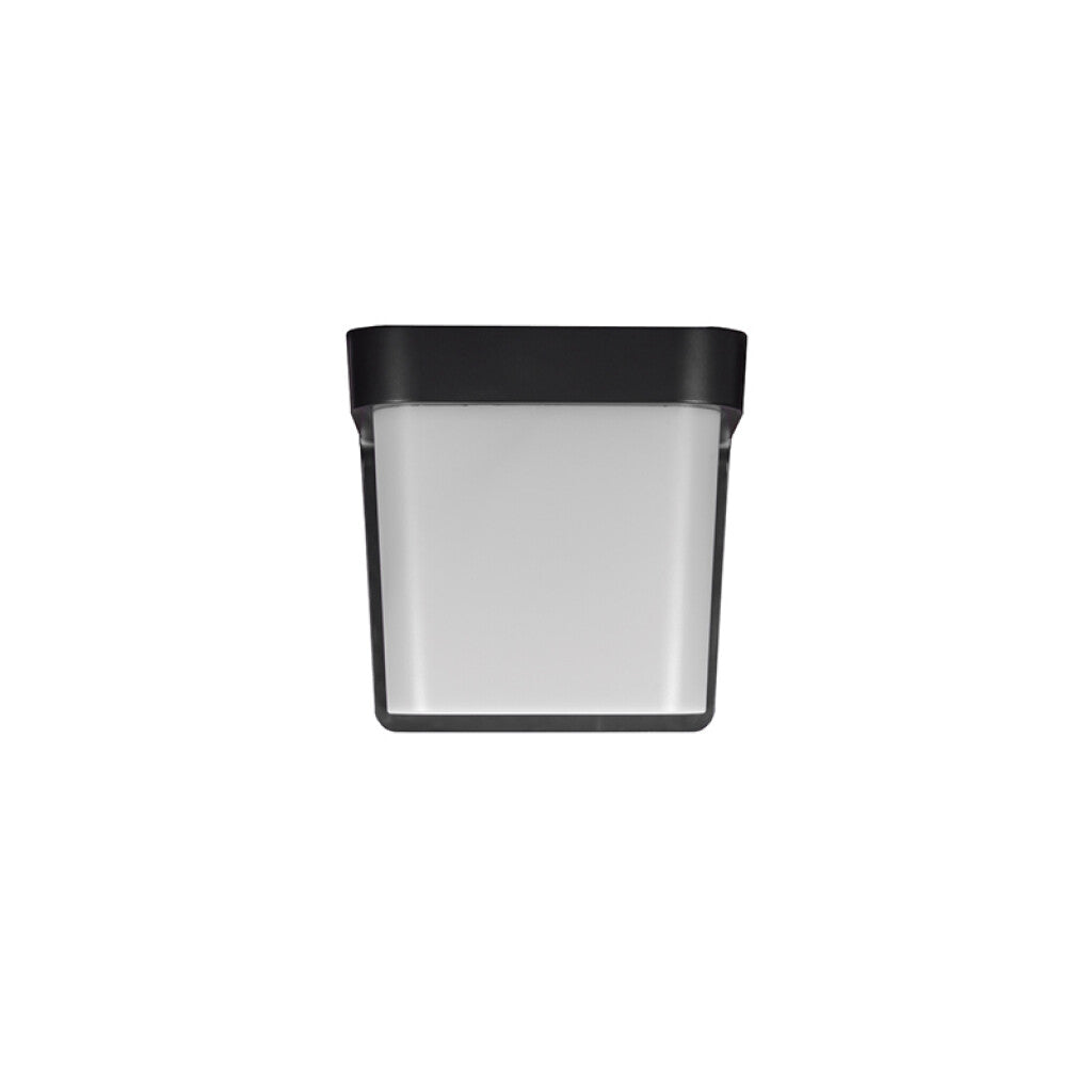 Aplique pared LED cúbico gris IP65 12W 3000K - AO1150