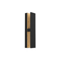 Aplique pared LED madera y alum.negro 11,7W cálida - EG0487