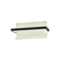 Aplique pared LED metal negro y vidrio 14W 3000K - IX9768