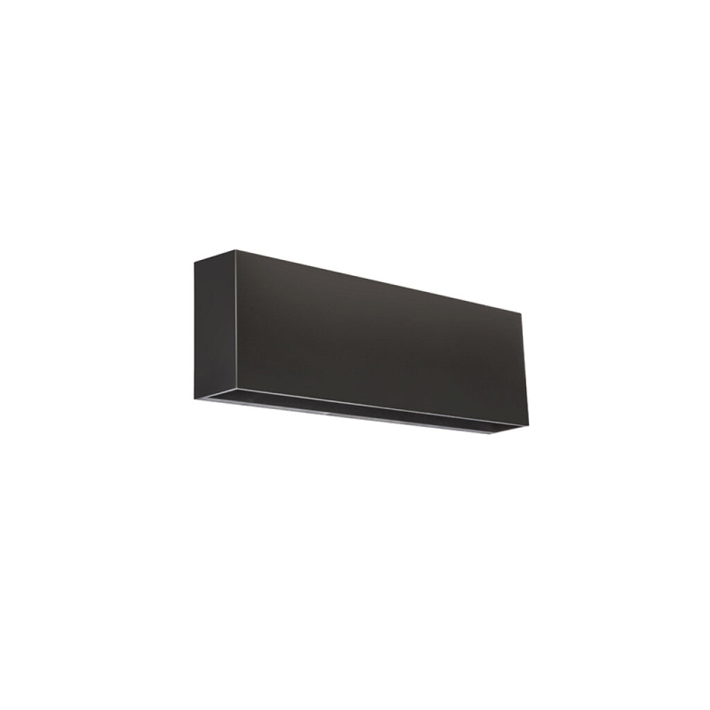 Aplique pared LED rectangular gris IP65 6W 3000K - AO1155