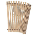 Aplique pared listones/madera clara 1XE27 SENDERO - EG0268